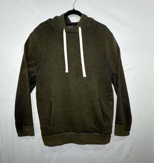 Next Level Pullover Hoodie Size Medium Olive Green Drawstring Pocket